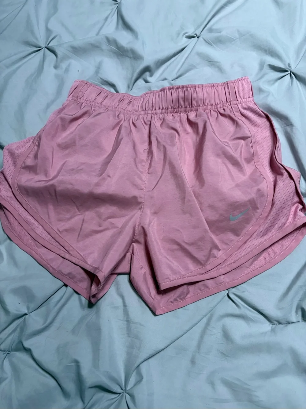 Nike Women's Light Pink Athletic Running Shorts
